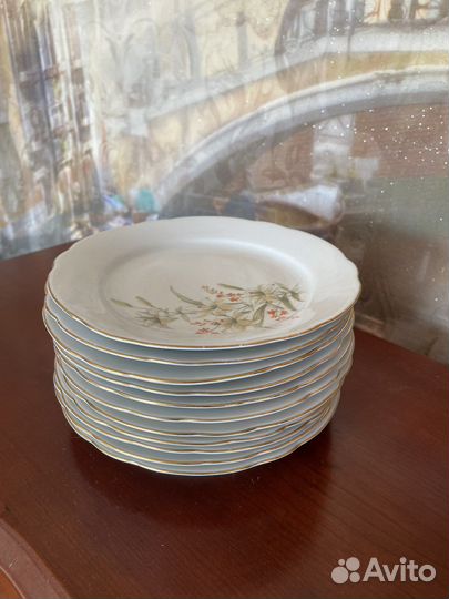 Тарелки Kahla ГДР и Jamatsu фарфор