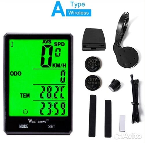 Велокомпьютер беспроводной Новый