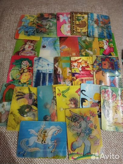 Переливные календарики СССР