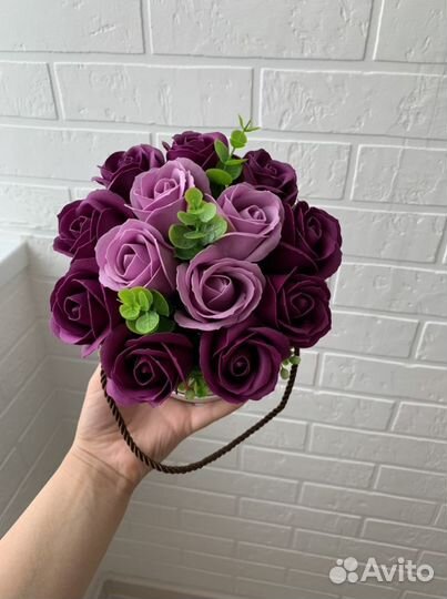 Букет из мыльных роз распродажа остатков