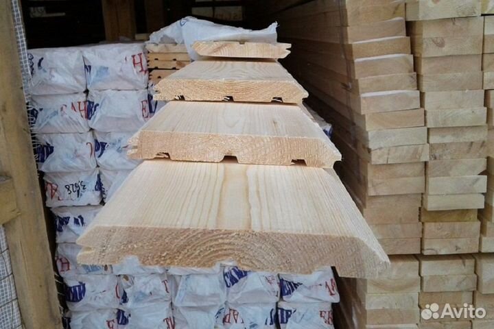 Имитация бруса широкая сорт ав