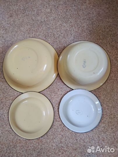 Эмалированная посуда СССР. Б/У