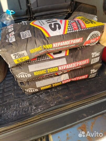 Клей плиточный армированный