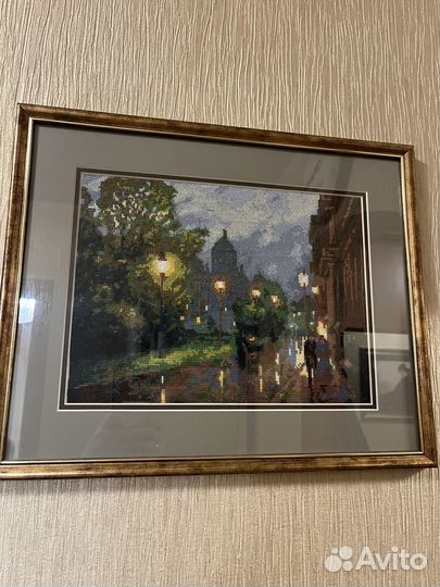 Картина (2 шт.) вышивка крестиком