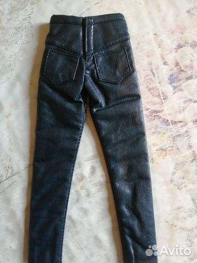 Кожаные брюки для Кенов и экшн-фигурок 1/6