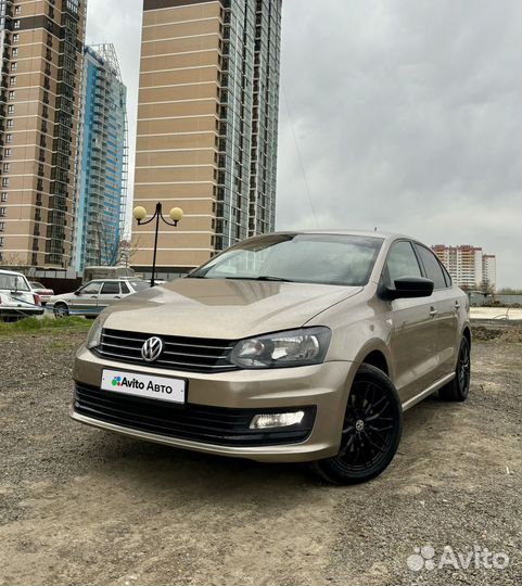 Volkswagen Polo 1.6 AT, 2016, 130 000 км