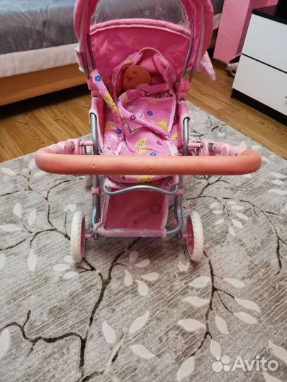 Коляска кукольная