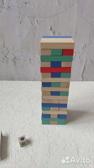 Дженга IKEA (цветные)