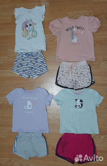 Вещи и обувь(28,29р.)пакетом на дев.110-116 и 122р