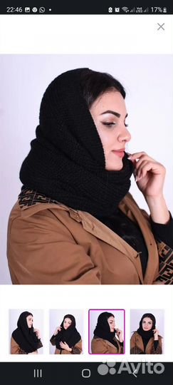 Снуд вязанный56-58