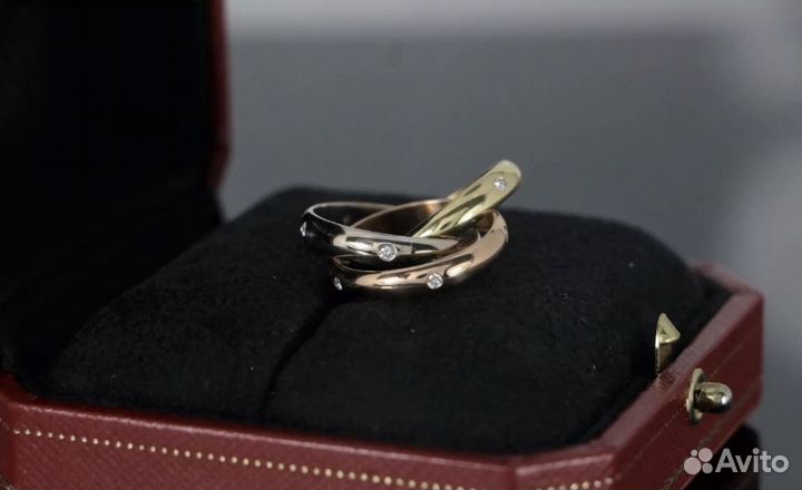 Золотое кольцо Trinity 585 пробы 8.82 гр. с брил