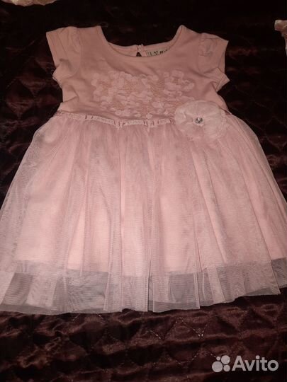 Платье для девочки 68 74