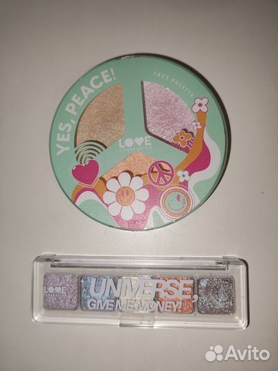 Палетки для лица и глаз