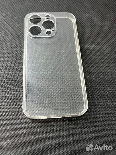 Силиконовый чехол для iPhone 14 Pro,прозрачный