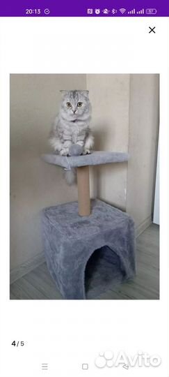 Домик для кошки с когтеточкой