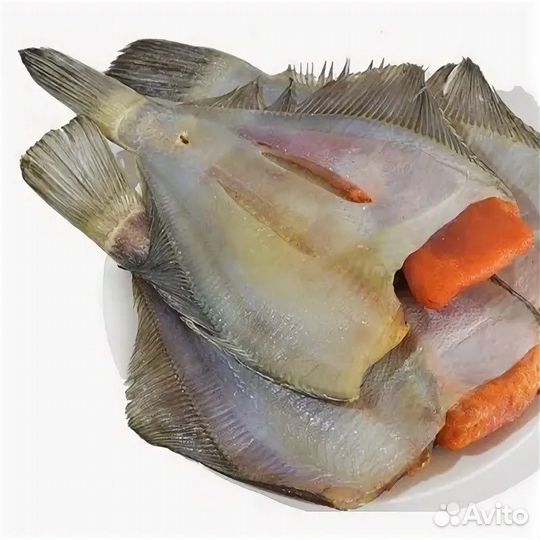 Камбала вяленая с икрой