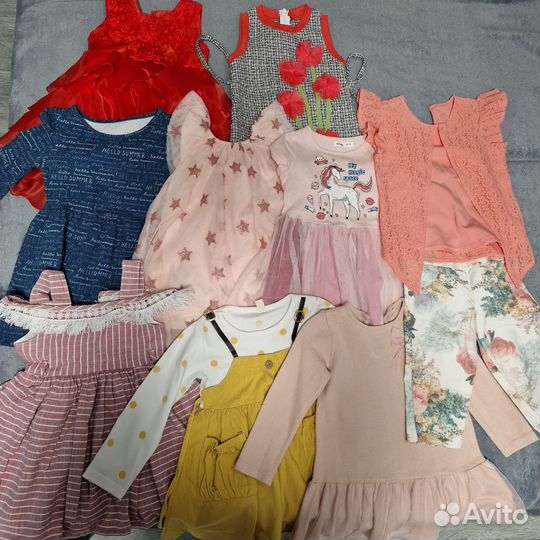 Два пакета вещей для девочки 2-3 года