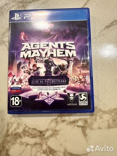Диск agents OF mayhem ps4, ps5