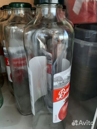 Бутылка стеклянная 1л