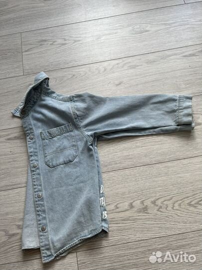 Рубашка джинсовая futurino 122см