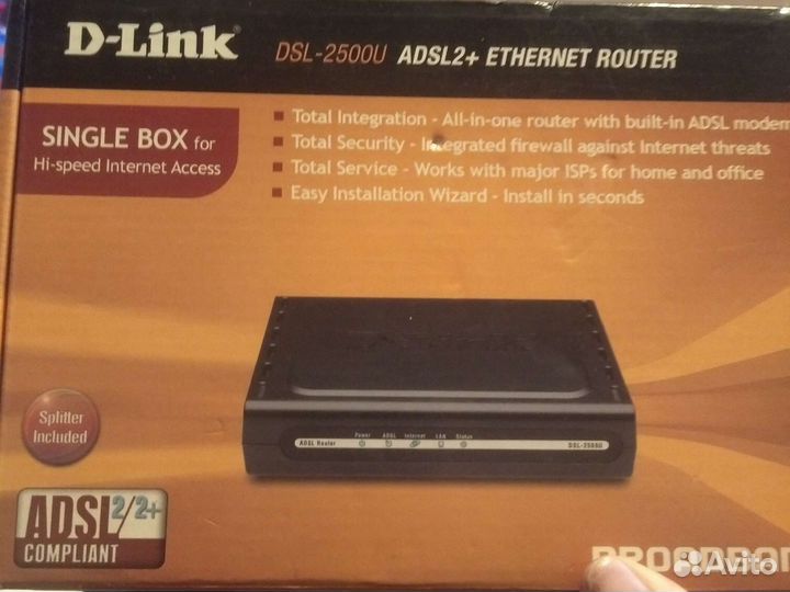 D link dsl 2500u