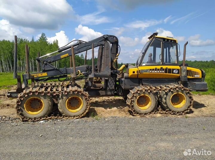 В разборе спецтехника Понссе Ponsse