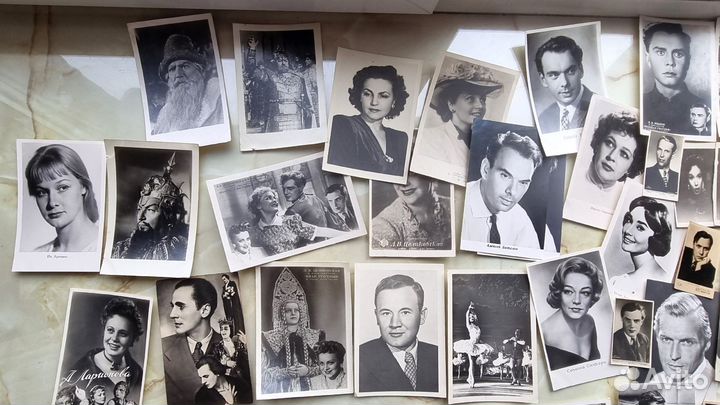 Открытки Актеры СССР Одним Лотом