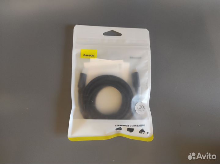 Кабель baseus type-c 100W 2m