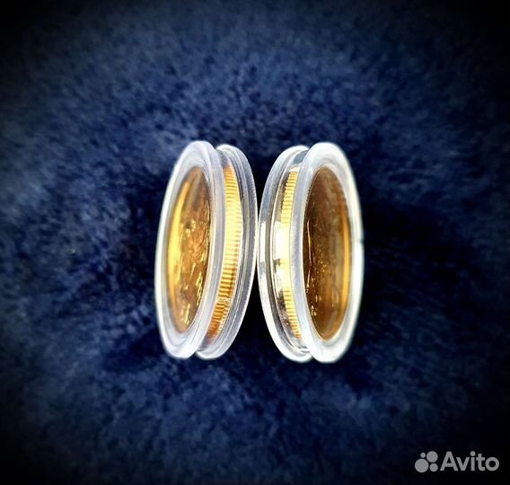 Знак зодиака Водолей монета золотая