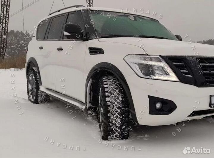 Расширители арок на Nissan Patrol Y62 2010-2014