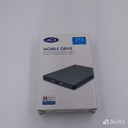 Внешний HDD LaCie Mobile Drive 2Tb, USB Type-C