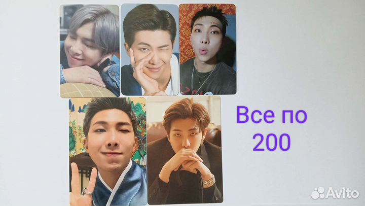 Официальные карточки bts