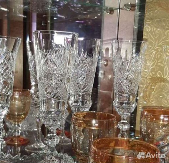 Фужеры для шампанского СССР 25 см