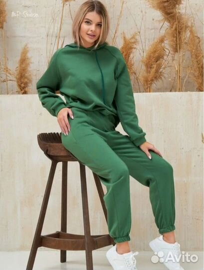 Спортивный костюм, новый, женский, флисовый