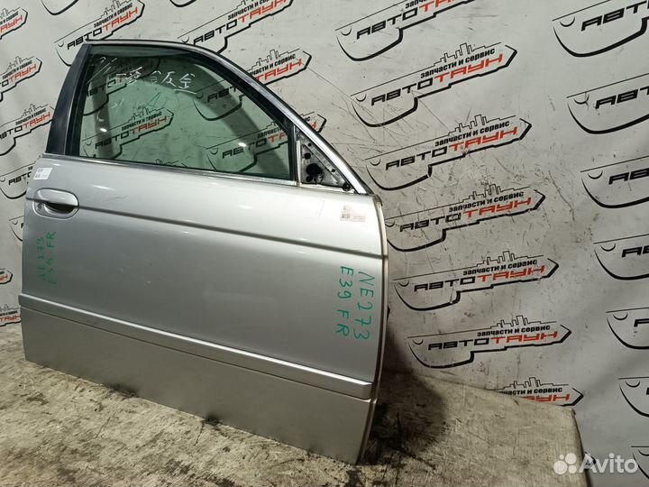 Дверь BMW 5-series E39 41518216818 передняя правая серебро NE273