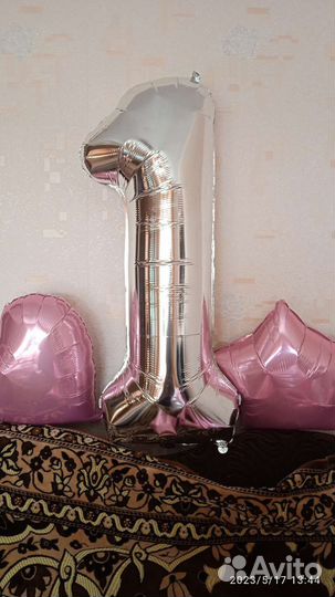 Цифра 1 на годик