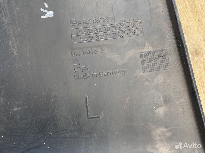 Mercedes sprinter 906 угол бампера левый