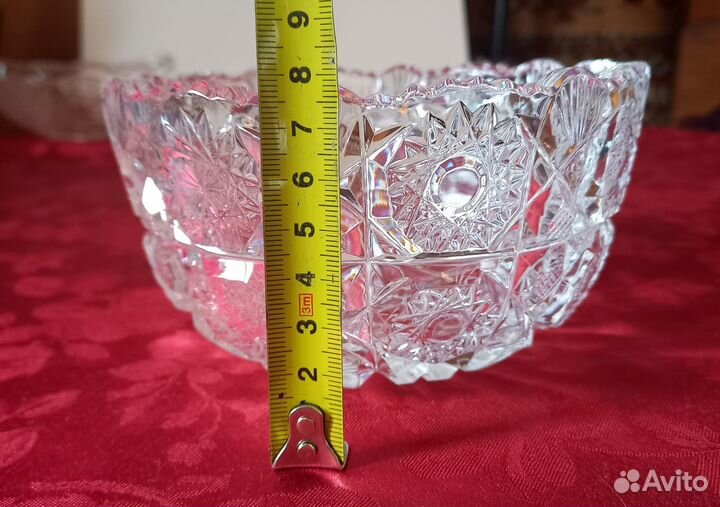 Салатники хрустальные