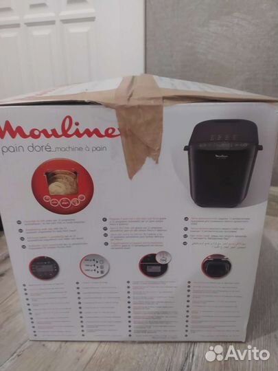 Хлебопечь moulinex новая