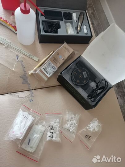 Машинка + блок для перманентного макияжа