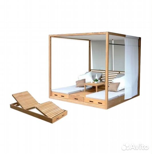 Бунгало топчаны