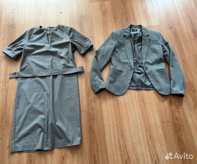 Платье и пиджак для офиса