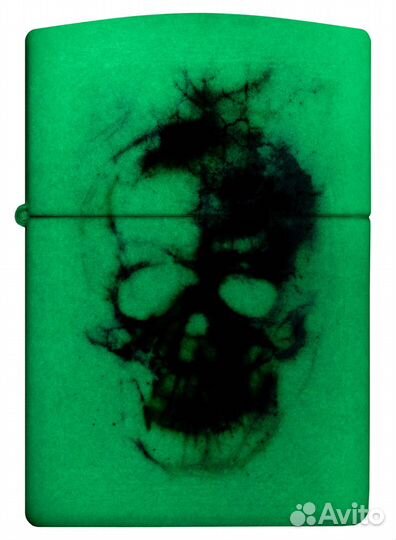 Zippo. Череп. Светится в темноте.NEW