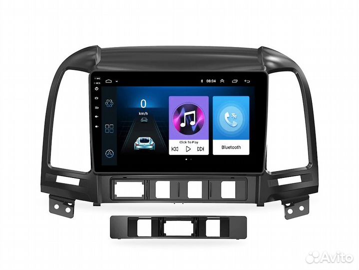 Магнитола Hyundai Santa Fe 2 Android