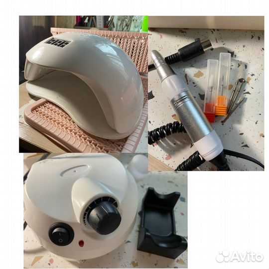 Маникюрный набор с лампой