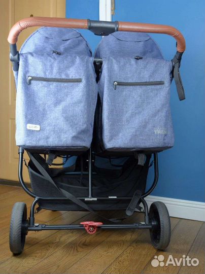 Коляска для двойни Valco baby Snap Duo Trend Denim