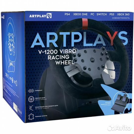 Игровой руль Artplays v 1200