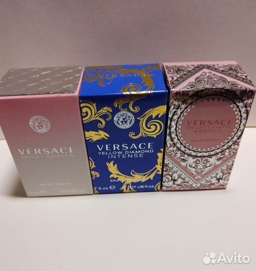 Набор парфюмерии Versace женский 3х5мл