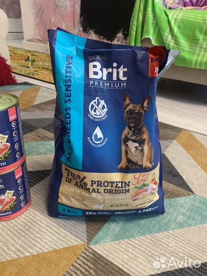Корм для собак сухой brit и best dinner