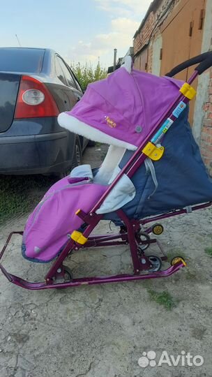 Санки коляска ника